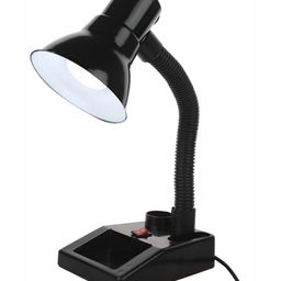 SPARK WORLD Black Aluminium Bell Shaped Table Lamp image 3