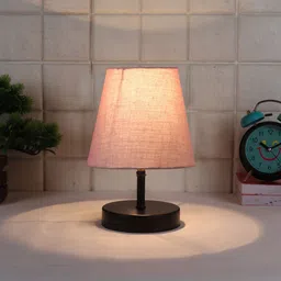 Devansh Grey Textured Table Lamp image 4