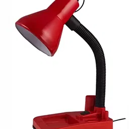 SPARK WORLD Red Contemporary Bell Shaped Table Lamp image 4