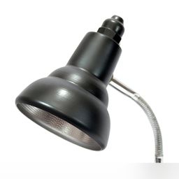 SPARK WORLD Black Aluminium Frustum Contemporary Self Assembly Table Lamp image 3