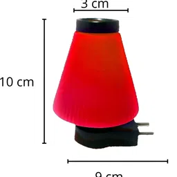 SPARK WORLD Red Frustum Contemporary Self Assembly Table Lamp image 2