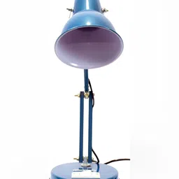 SPARK WORLD Blue Aluminium Quirky Abstract Shaped Table Lamp image 3