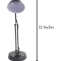 SPARK WORLD Black Quirky Bell Shaped Table Lamp image 3