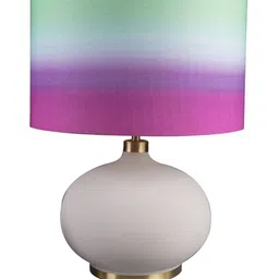 Grated Ginger Multicoloured Textured Table Lamp image 3