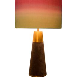 Grated Ginger Brown Velour Table lamp With Shade image 4