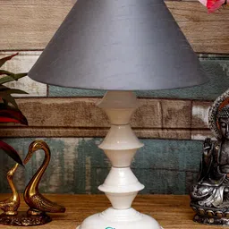 foziq White & Black Contemporary Table Lamp-39