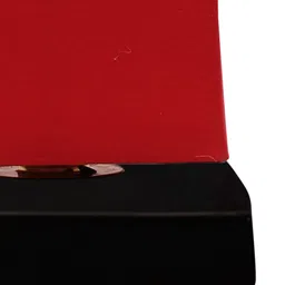 Devansh Red Cotton Shade With Square Iron Base Table Lamp image 4
