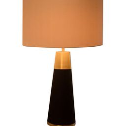 Grated Ginger Black Contemporary Table Lamp with Shade image 4