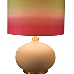 Grated Ginger Multicoloured Textured Table Lamp image 5