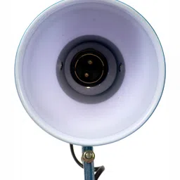 SPARK WORLD Blue Aluminium Quirky Abstract Shaped Table Lamp image 3