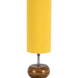 Devansh Yellow Traditional Table Lamp With Shade image 2
