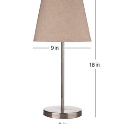 green girgit Brown Solid Metal Table Lamp With Shade image 4
