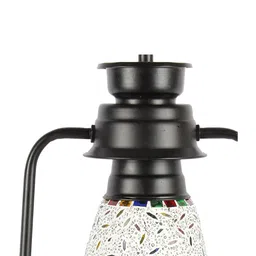 Devansh Multicoloured Mosaic Lantern Table Lamp image 4