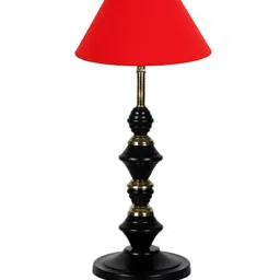 Devansh Red Solid Table Lamps image 5