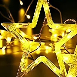 SPARK WORLD Yellow Star Shaped String Lights image 2