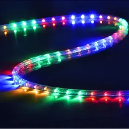 SPARK WORLD White & Blue Rice Shape String Lights image 4