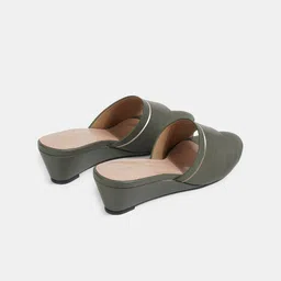 LEMON & PEPPER Open Toe Wedge Mules image 5