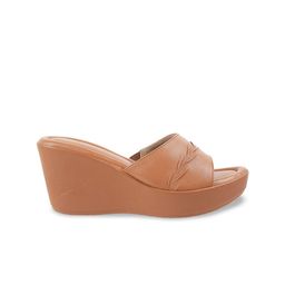 Metro Textured Open Toe Wedge Heels image 3
