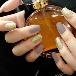 Secret Lives Matte Miler Glitter Fake Nails-image-14