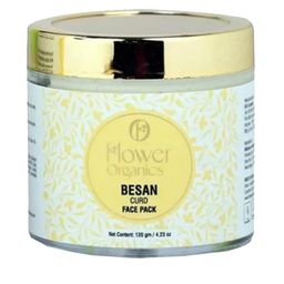 Flower Organics Besan & Curd Face Pack To Reduce Oiliness & Prevent Pimples - 120g-41
