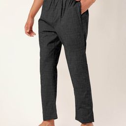 FTX Men Printed Pure Cotton Straight-Leg Lounge Pant-image-87
