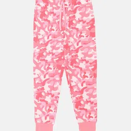 mackly Girls Printed Pure Cotton Straight Lounge Jogger-image-75