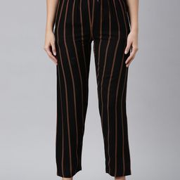 Go Colors Women Printed Relaxed Fit Lounge Pants-image-50