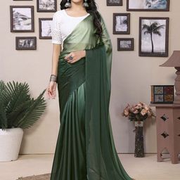 Panzora Women Ombre Satin Ready to Wear Saree-image-62
