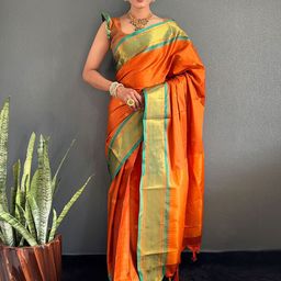 Mitera Woven Design Zari Ready to Wear Saree-image-97