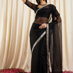 Inddus Gotta Patti Organza Saree-image-61