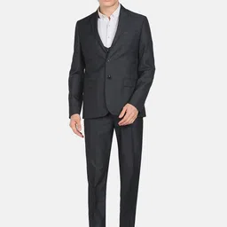 Arrow Windowpane Checks Tailored Single-Breasted 3-Pieces Formal Suit-54