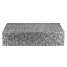 The White Willow Grey Solid High Resilience Foam Large Cube Pillow image 5