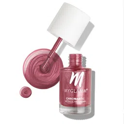 MyGlamm Chromantic Metallic Nail Enamel 10ml - Apple Poison-46