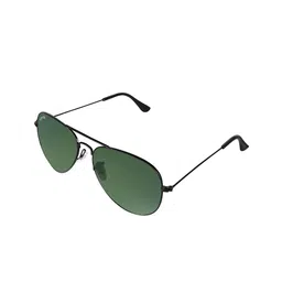 ROYALTAIL Unisex Aviator Black Frame & Green UV Protected Lens Premium Sunglasses-13