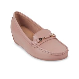 Metro Pink Wedge Pumps-45
