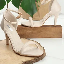 ELLE Open Toe Stiletto Heels-11