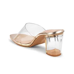 JM Looks Open Toe Block Heels image 3