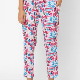 URBAN SCOTTISH Women Printed Pure Cotton Lounge Pants-picture-49