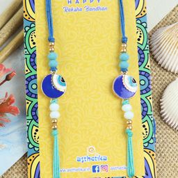 Asthetika Men Set Of 2 Evil Eye Charm Rakhis-image-82
