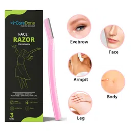 CareDone Set Of 3 Pain Free & Safe Face Razor image 4