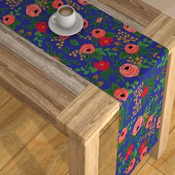AEROHAVEN Blue & Pink Digital Printed Table Runner-38