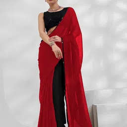 Mitera Pure Georgette Saree-image-27