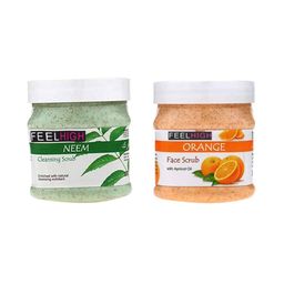 FEELHIGH Set of Neem & Orange Organic Face & Body Scrub - 500 ml each-55