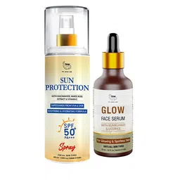 TNW the natural wash SPF 50 Spray Sunscreen & Glow Face Serum-8