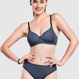 Lady Love Women Grey Printed Lingerie Set LLSET9043-image-31
