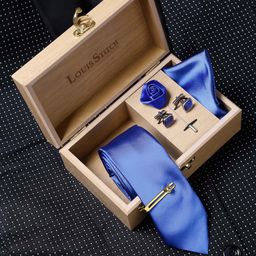 LOUIS STITCH Men Luxury Italian Silk Necktie Set-picture-9