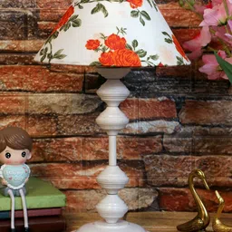 foziq White Printed Table Lamp-22