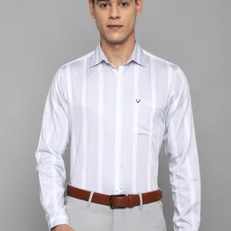 Allen Solly Men Blue Slim Fit Striped Formal Shirt-image-55