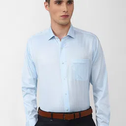 Van Heusen Men Textured Regular Fit Formal Shirt-image-83