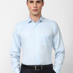 Van Heusen Men Blue Cotton   Formal Shirt-image-22
